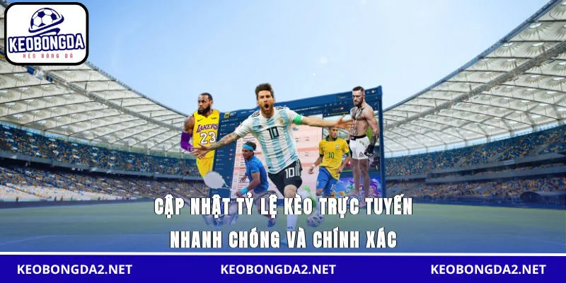 Cập nhật tỷ lệ kèo trực tuyến nhanh chóng và chính xác